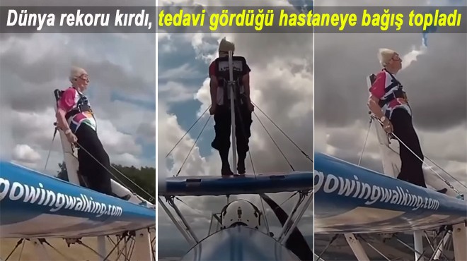 97 YAŞINDA KANAT ÜZERİNDE UÇTU