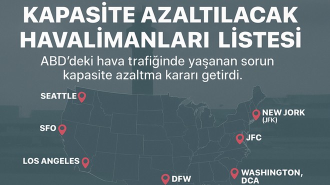 ABD’DE HAVA TRAFİĞİ FELÇ OLDU
