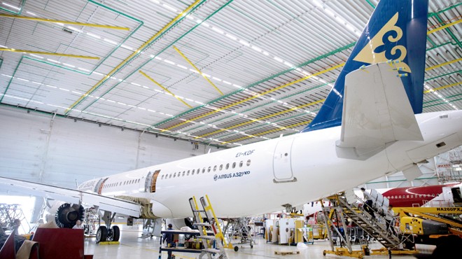 AIR ASTANA'DA EŞ ZAMANLI C-CHECK
