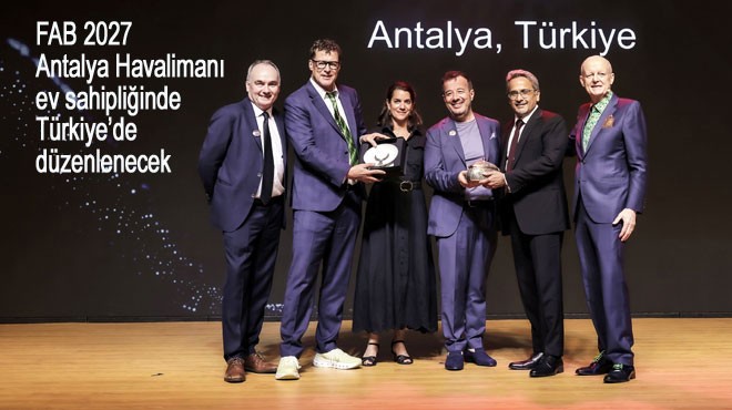 ANTALYA HAVALİMANI'NA ÖDÜL