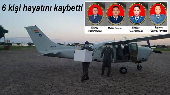 BOLİVYA'DA ASKERİ UÇAK DÜŞTÜ