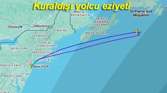 BOMBA TEHDİDİ GERİ DÖNDÜRDÜ