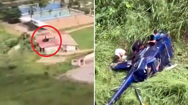 BREZİLYA'DA HELİKOPTER KAZASI