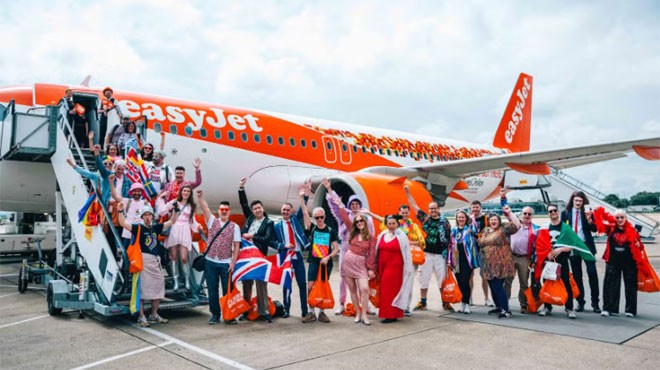 EASYJET'TEN 'EUROVISION' UÇUŞU