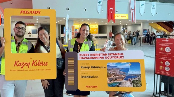 KKTC'DE PEGASUS’A ÖZEL KARŞILAMA