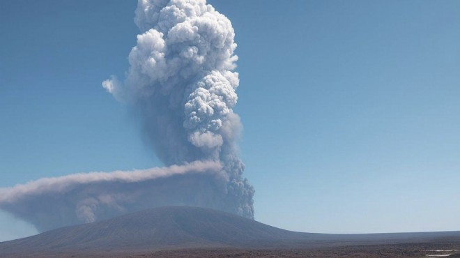 ETİYOPYA'DA YANARDAĞ PATLADI