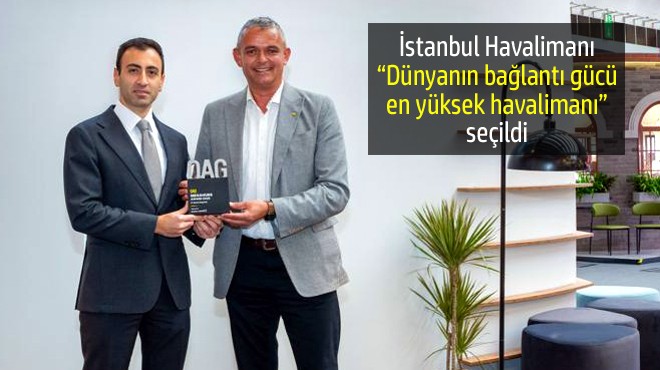 İGA'YA 'MEGAHUBS 2026' ÖDÜLÜ
