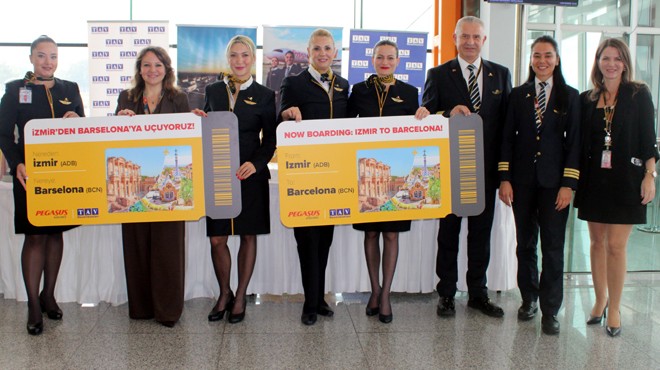 İZMİR-BARSELONA UÇUYOR