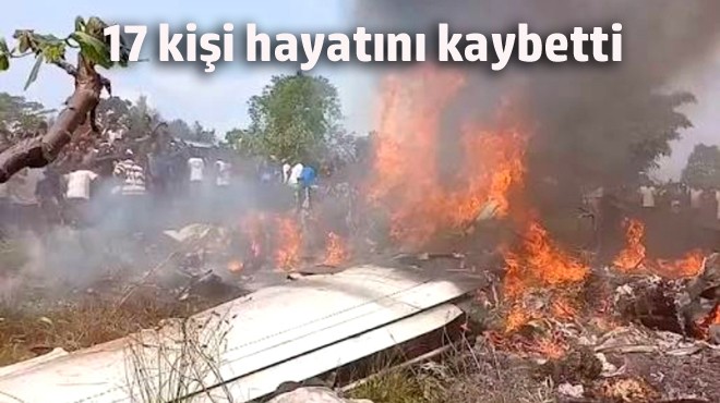KONGO'DA UÇAK DÜŞTÜ