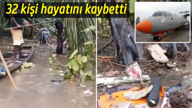 NİJERYA'DA ASKERİ UÇAK DÜŞTÜ