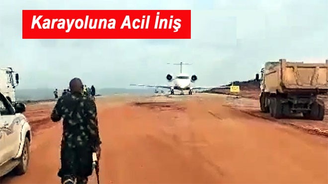 ÖZEL JET KARAYOLUNA İNDİ