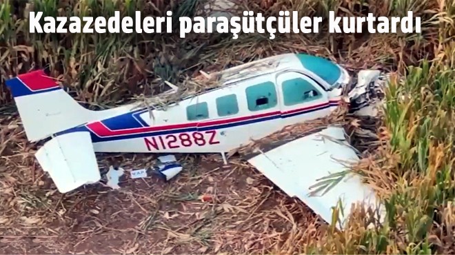 PARAŞÜTÇÜLER YARDIMA ATLADI