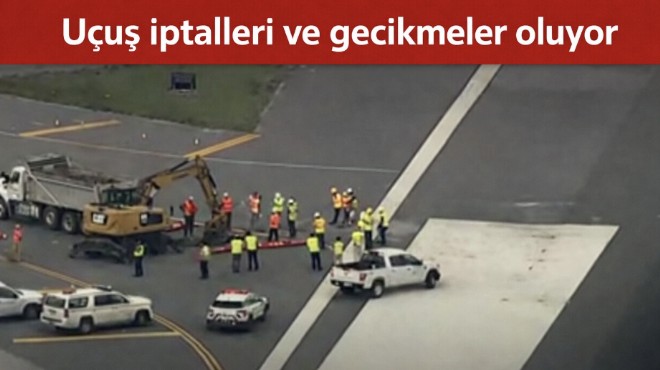 PİSTTE GÖÇÜK OLUŞTU