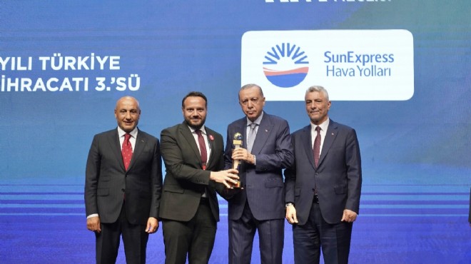 SUNEXPRESS'E İHRACAT ÖDÜLÜ