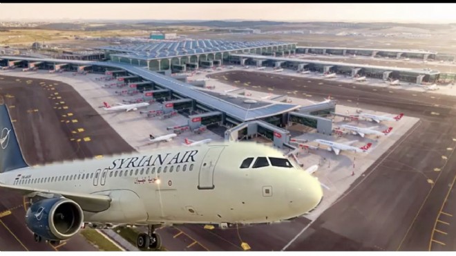 SYRIAN AIR İSTANBUL'A UÇUYOR