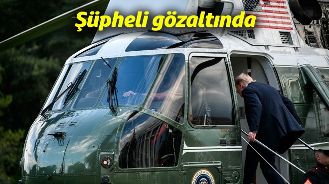 TRUMP'IN HELİKOPTERİNE LAZER